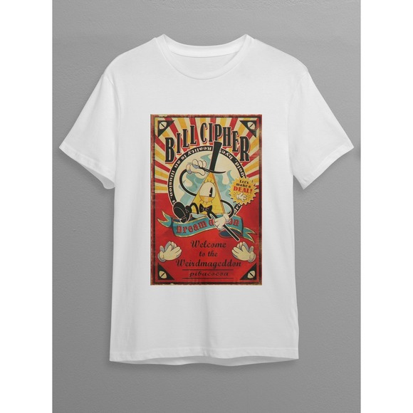 Gravity Falls Bill Chiper Art Meme TShirt - Picture 1 of 4